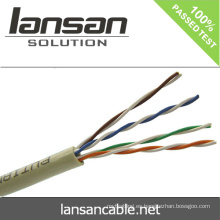 Lansan cable de 4 pares rj45 cable cat5e utp cable 24awg BC el mejor precio y buena calidad